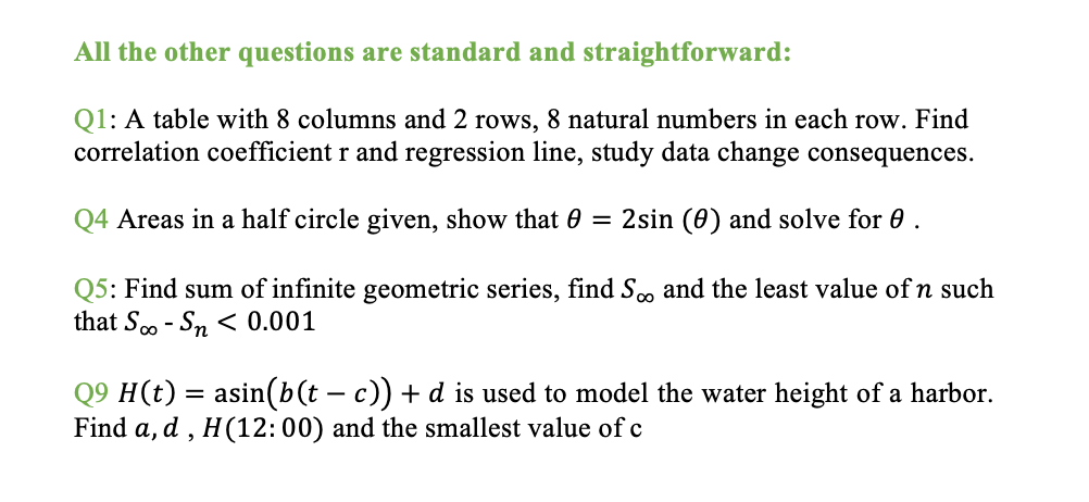 N21 Math AA HL P1 Standards