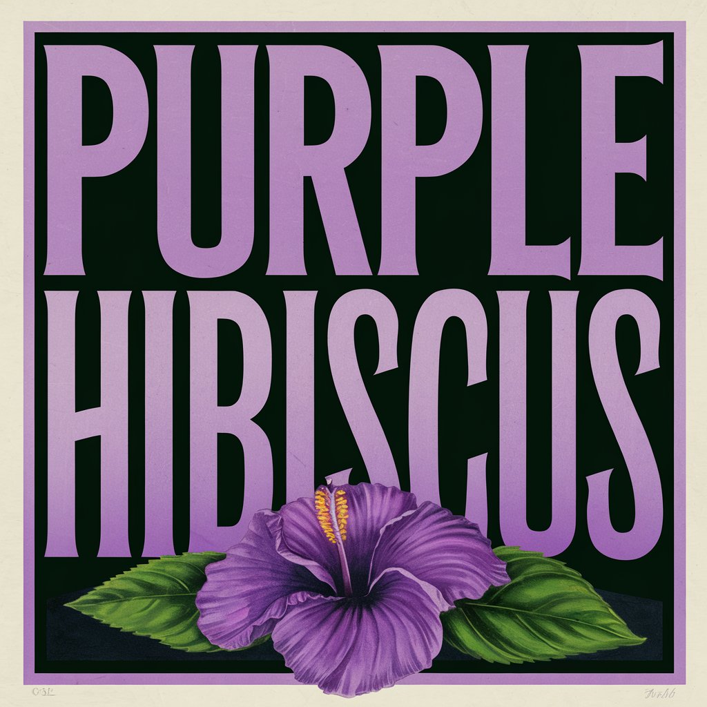 Mindlab - Purple Hibiscus Art